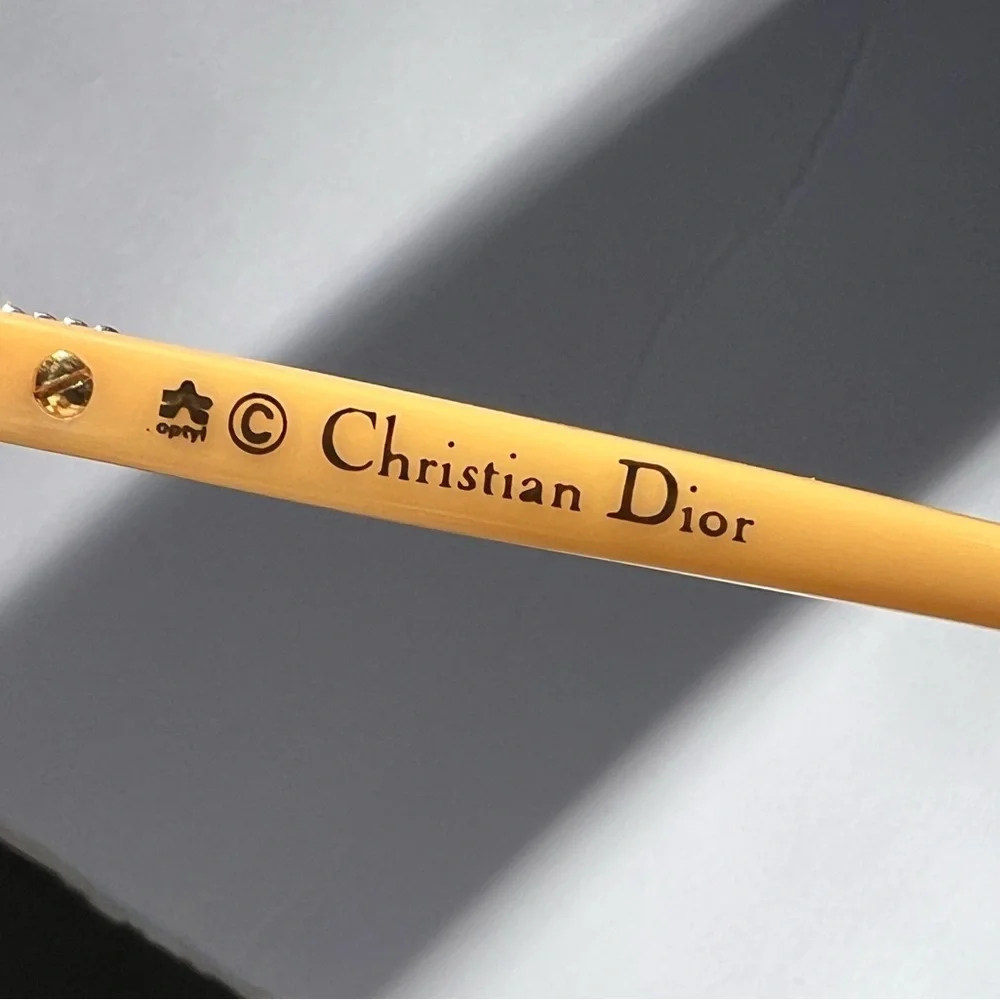 Vintage Christian Dior Brown Sunglasses - Picture 3 of 4